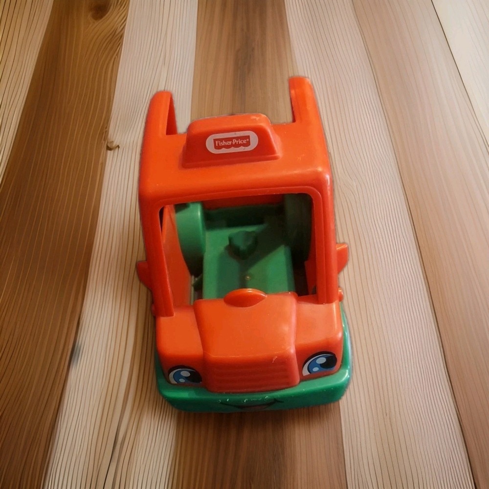 Fisher-Price Little People Pizza Delivery Truck Vehicle‎ Mattel Kids Plastic Toy